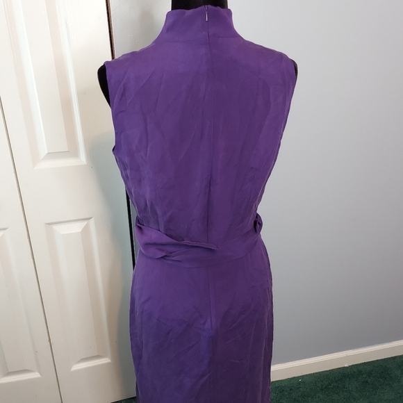 Jones New York Silk Wrap Dress Size 8 - Picture 5 of 12